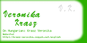 veronika krasz business card